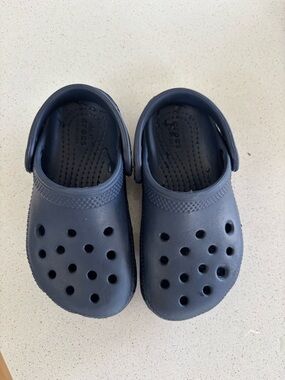 Kids Navy Blue Crocs